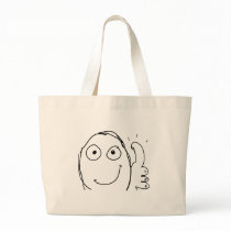 Thumbs up tote bag