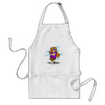 thumbs up basketball girl apron