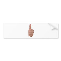 Thumbs up! bumper stickers