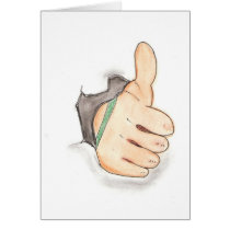 Thumbs up cards