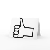 Thumbs up cards
