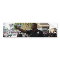 Thumbs Up - Cop at  Funeral in LA bumper stickers