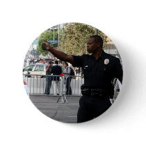 Thumbs Up - Cop at  Funeral in LA buttons