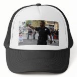Thumbs Up - Cop at  Funeral in LA hats