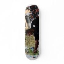 Thumbs Up - Cop at  Funeral in LA skateboards