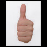 Thumbs up! personalized flyer