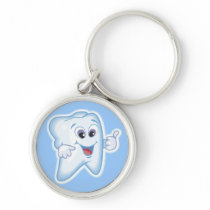 Thumbs up for dental hygiene! key chains