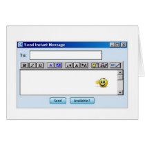 Thumbs up IM - customize with your text cards