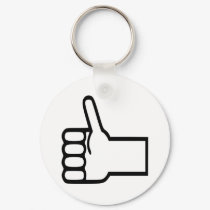 Thumbs up keychains