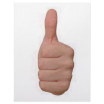 Thumbs up! customized letterhead