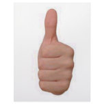 Thumbs up! customized letterhead