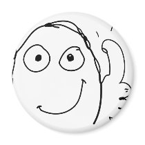 Thumbs up fridge magnets