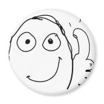 Thumbs up magnets