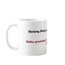 thumbs up, Make promises sparingly and keep the... mugs