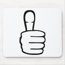 Thumbs up mousepads