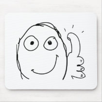 Thumbs up mousepad