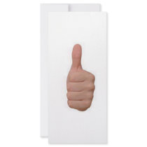 Thumbs up! rack cards