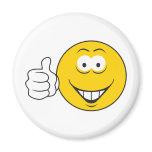 Thumbs Up Smiley Face Fridge Magnets