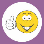 Thumbs Up Smiley Face