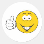 Thumbs Up Smiley Face Sticker