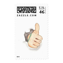 Thumbs up stamp