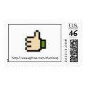Thumbs-up stamp