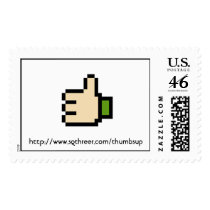 Thumbs-up stamp