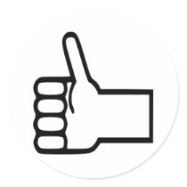 Thumbs up stickers