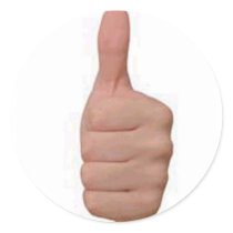 Thumbs up! stickers
