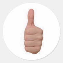 Thumbs up! stickers