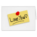 Thumbtack Love You cards
