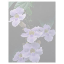 Thunbergia grandiflora flowers personalized letterhead