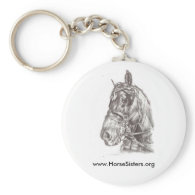 thunder by donna grasso for horsesisters keychains
