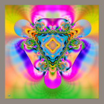 Thunder Mountain. poster print fractal explosion posters
