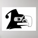 Thunderbird Black/White Poster