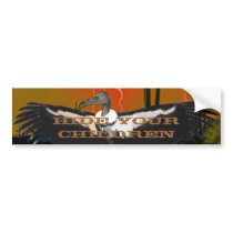 Thunderbird Hide Your Children Bumper Sticker