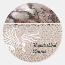 Thunderbird Wine Labels Stickers