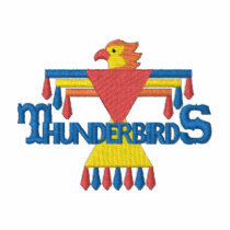 Thunderbirds embroidered shirts
