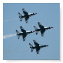 Thunderbirds F-16 Diamond 2 print