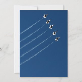 Thunderbirds Five Formation invitation