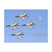 Thunderbirds flying in formation Postcard