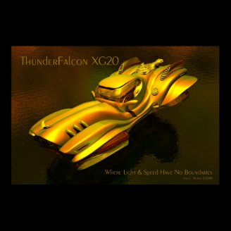 ThunderFalcon XG20 - Vehicle, Car, Ship, Craft, Poster