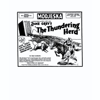 Thundering Herd 1925 movie ad Shirt shirt
