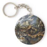 Thunderstorms Landscape With Philemon And Baucis Key Chain