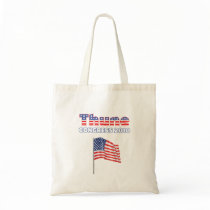 Thune Patriotic American Flag 2010 Elections Tote Bags
