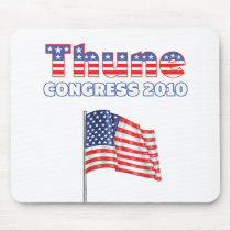 Thune Patriotic American Flag 2010 Elections Mouse Pads