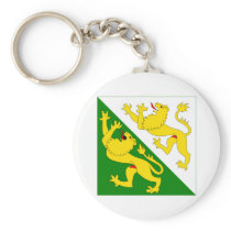 Thurgau Flag Key Chain