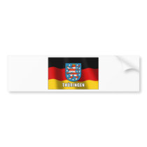 Thüringen coat of arms bumper stickers by german_pride Thüringen coat of arms bumper stickers