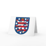 Thuringen Coat of Arms Greeting Card