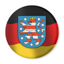 Thüringen coat of arms refrigerator magnets